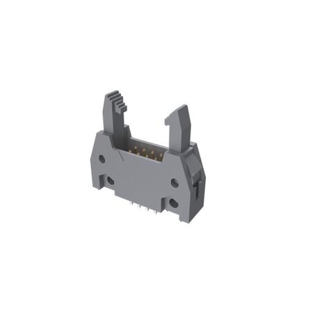 Fci Board Connector, 8 Contact(S), 2 Row(S), Male, Straight, 0.1 Inch Pitch, Solder Terminal, Latch & 71918-108LF